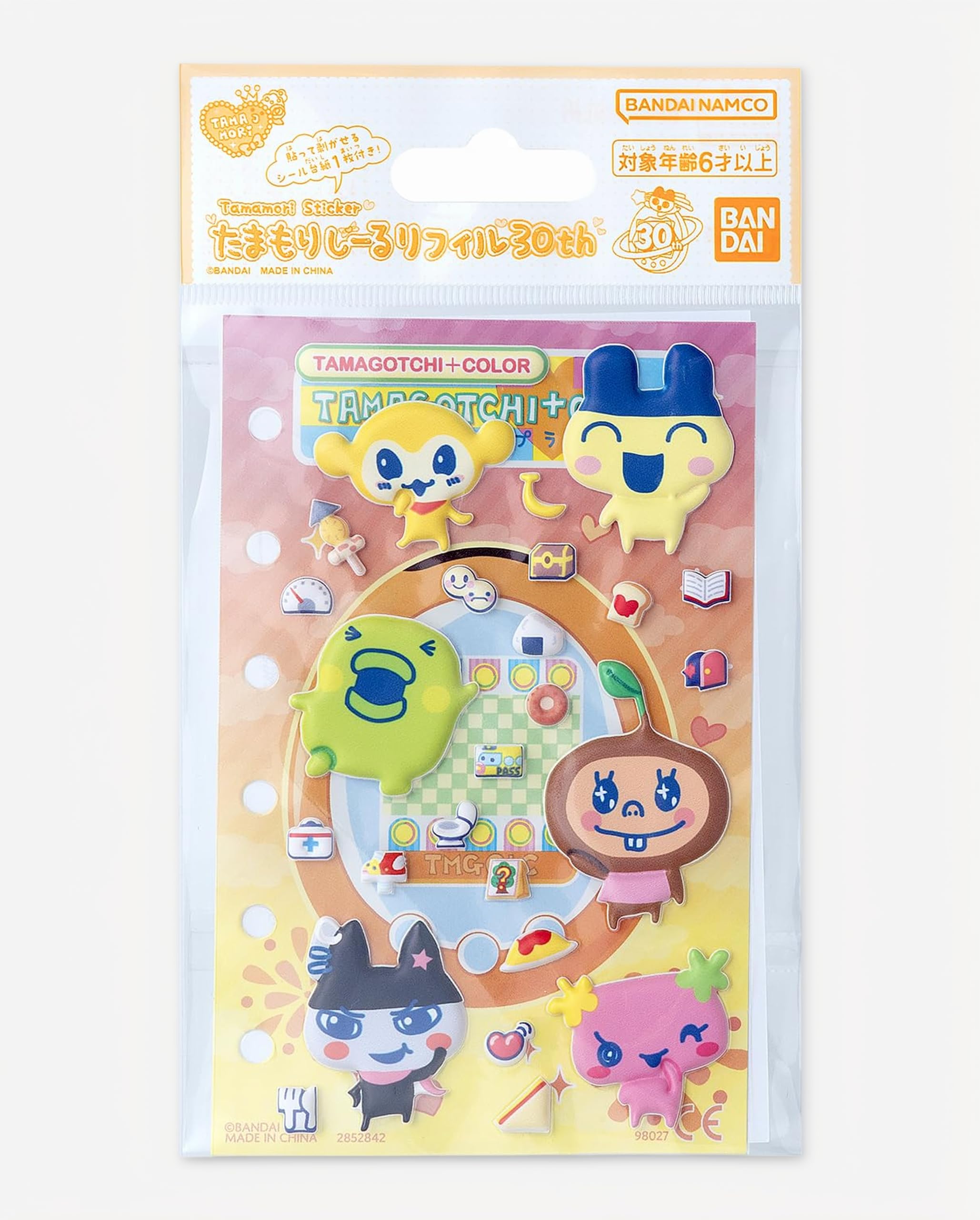 Amazon | [バンダイ(BANDAI)] たまもりしーるリフィル30th たまごっち