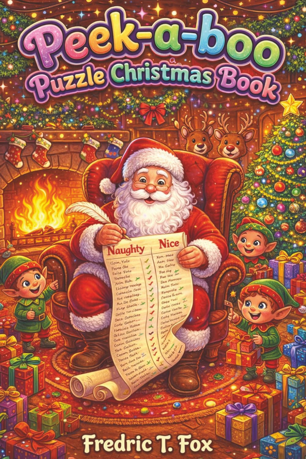 Peek-a-Boo Puzzle Christmas Book