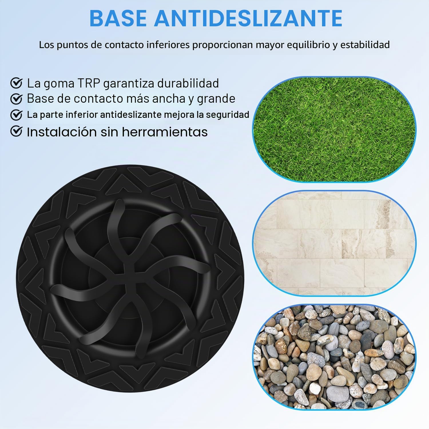 supregear Conteras de Goma para Muletas (Paquete de 2), Punta de Goma Todo Terreno de 22 mm para Muleta, Almohadilla de Repuesto Gruesa y Resistente para Bastones de Caminata y Muletas Plegables
