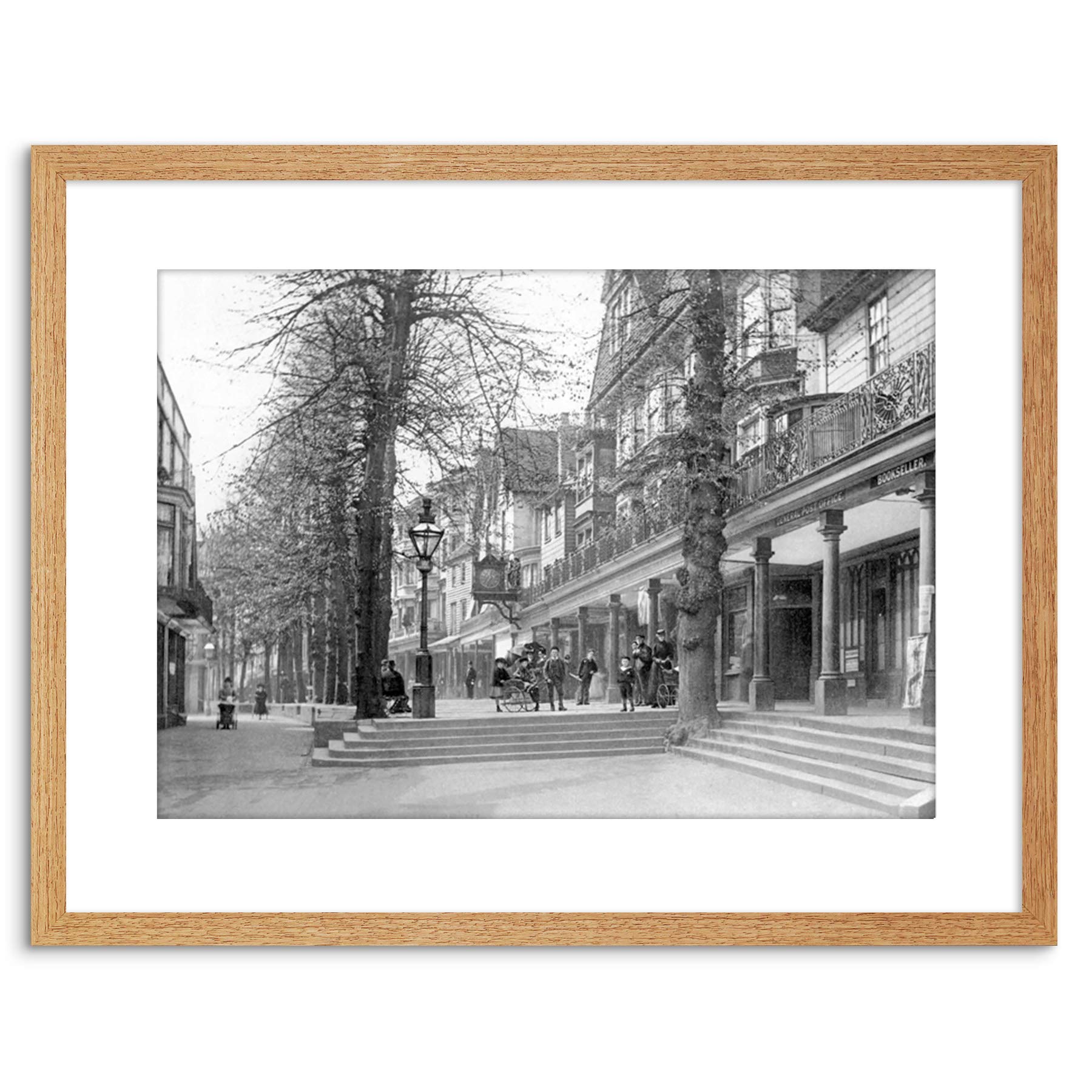 Wee Blue Coo VINTAGE PHOTO TUNBRIDGE WELLS PANTILES ENGLAND FRAMED PRINT F97X7362