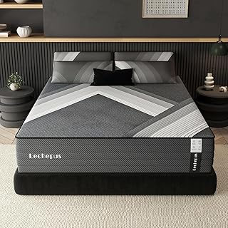 Lechepus Full Mattress,10 Inch Medium Firm Hybrid Mattress,Pocket Coils with Memory Foam for Pain Relief and Motion Isolation, CertiPUR-US Certified