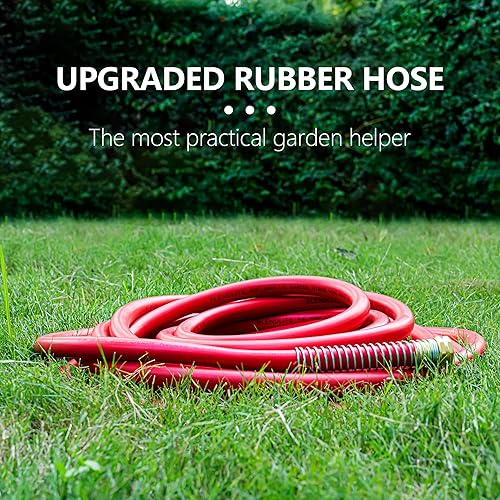 Miniatura 7 de Manguera de goma calientefría de 58 pulgadas de 50 pies, -40  a 190  resistente, flexible, 300 psi, ráfaga de 1000 psi, accesorios de latón de 34