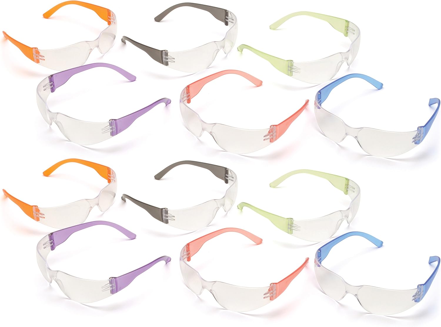 Pyramex Intruder Safety Eyewear Clear Frame Full Foam Padding Clear Anti-Fog Lens