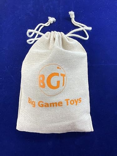 Miniatura 5 de Big Game ~0.866 in (7/8") Grande 30 Deluxe (con bolsa de almacenamiento con cordón) Reemplazo de canicas de agravación Wahoo Canicas sucias Chinas
