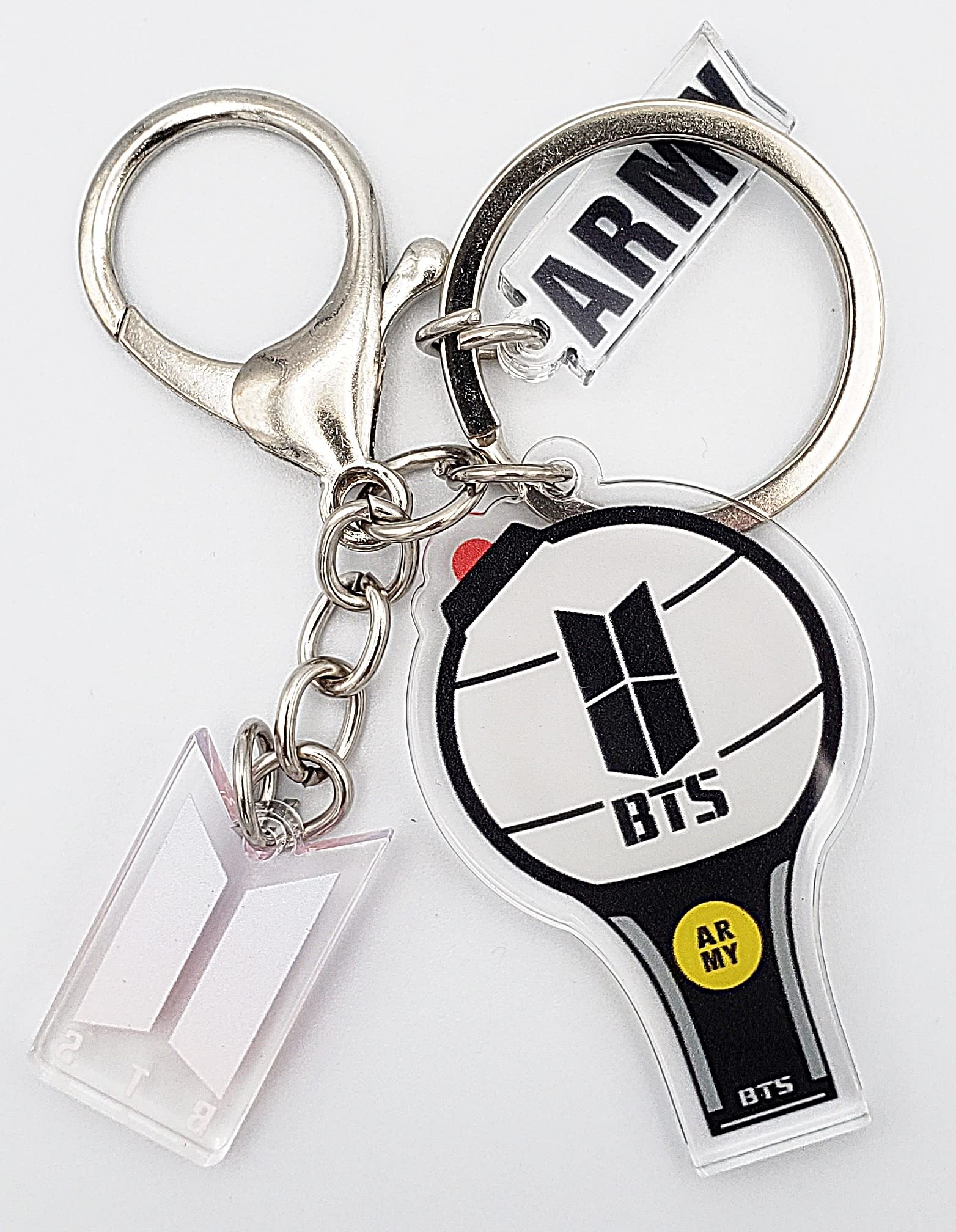 【のサイズ】 BTS ARMYロゴ ミラーキーホルダー タレントグ