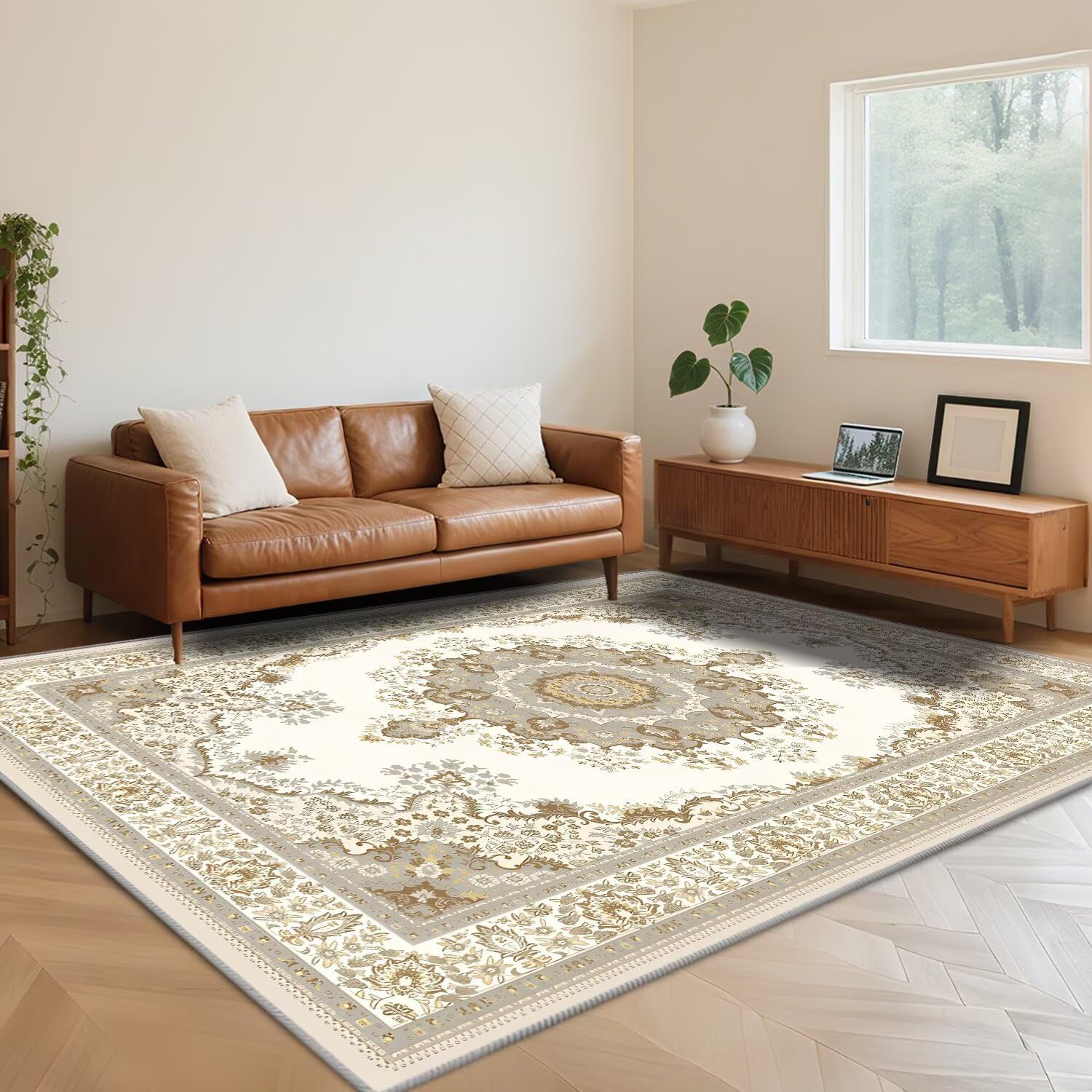 Tapis de sol salon et salle à manger pour espace convivial