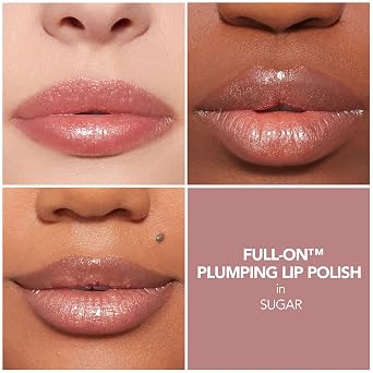 Buxom Full-On Plumping Lip Polish, Tinted Lip Plumper Gloss, Plumping Peptides & Vitamin E, High Shine Lip Gloss, Nourishes, Moisturizes & Softens Lips, Vegan