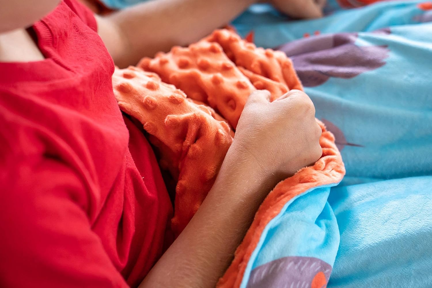 🛒 Crazy Deals Sweetzer & Orange Weighted Blanket for Kids 7lbs Heavy Blanket, Best for 58-88lb Children - Warming and Cooling Weighted Comforter with Minky Cover (7lb, Sleepy Animals)
