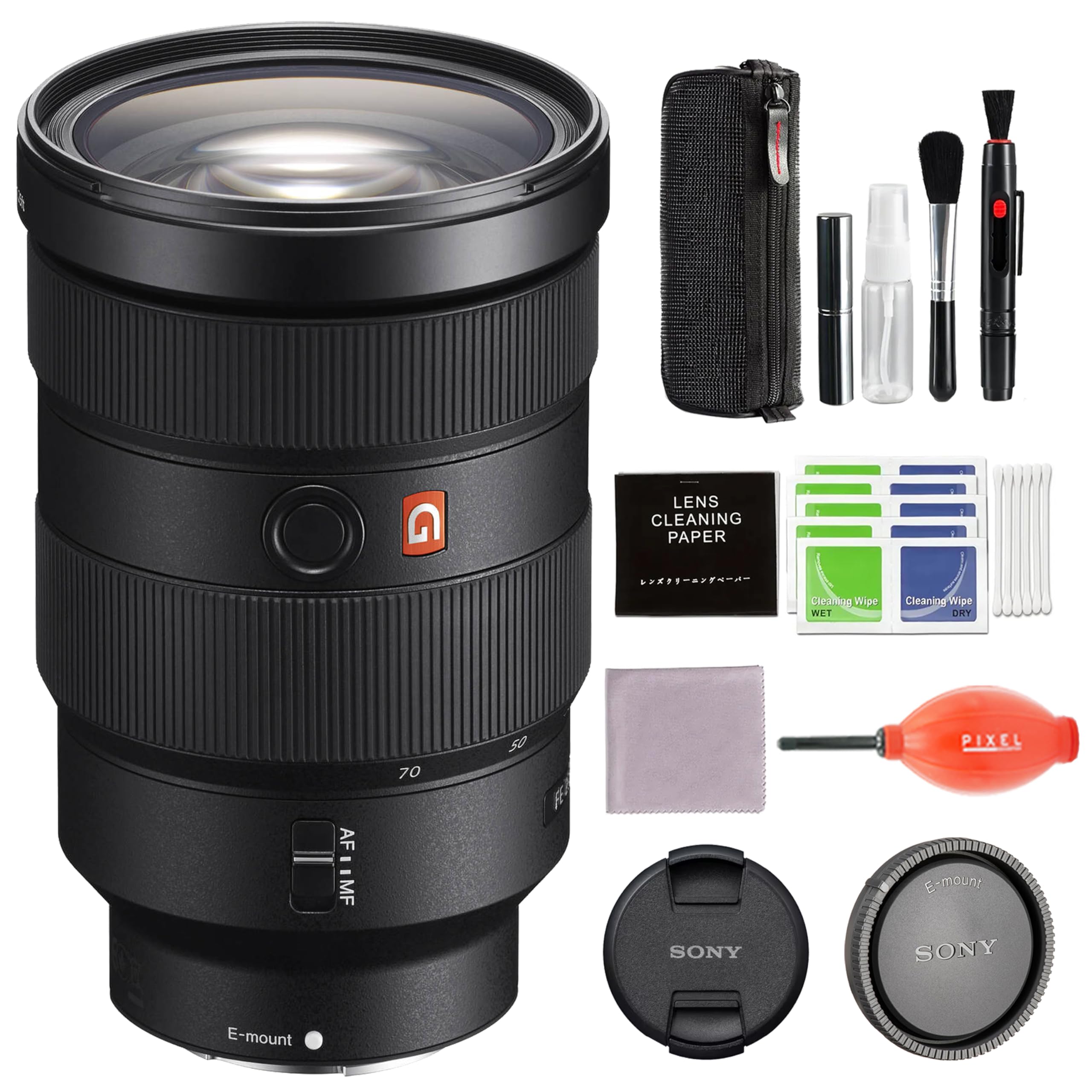Sony FE 24-70mm F2.8 GM Full Frame Zoom Lens with Advanced Accessories