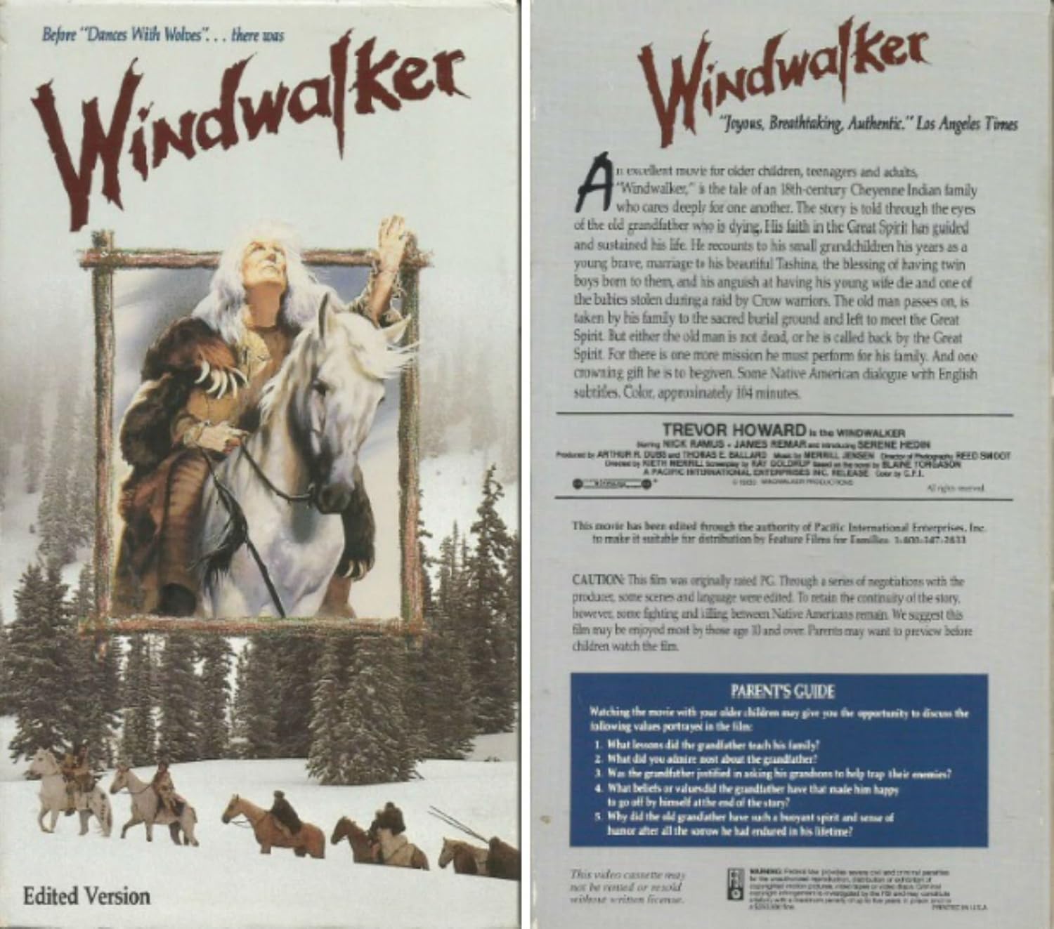 Windwalker (اصلاح شده برای خانواده ها) (VHS)