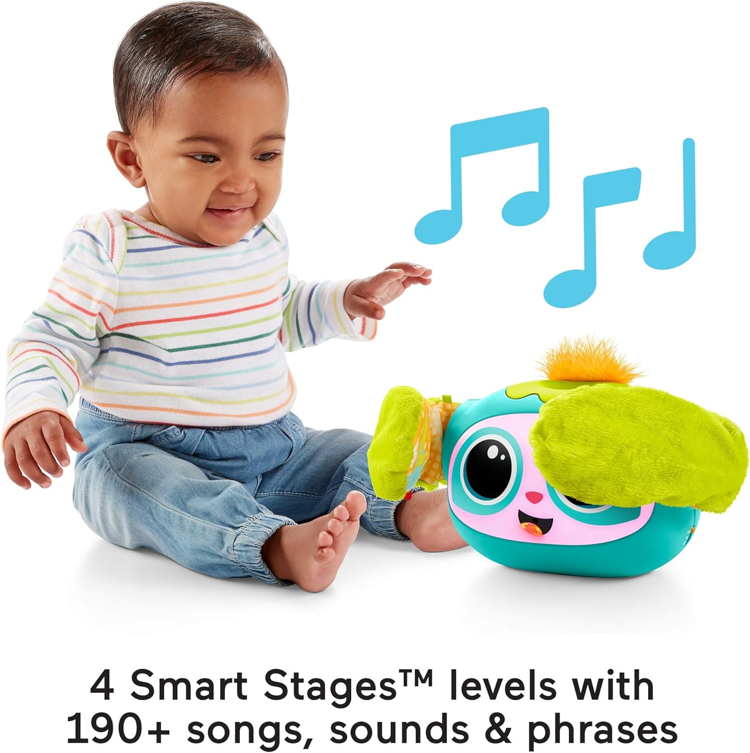 One-Day Sale: Up to 40% Off Fisher-Price Rollin' Rovee, Interactive Activity Toy with Music, Lights, and Learning Content for Kids Ages 6 Months to 5 Years