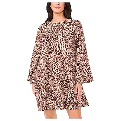Vince Camuto Bell Sleeve Mini A Line Dress Women