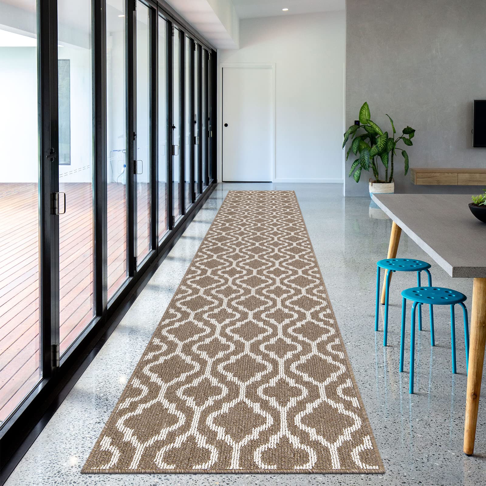 Vaukki Extra Large Indoor Doormat Runner Rug, Washable Modern Kitchen ...