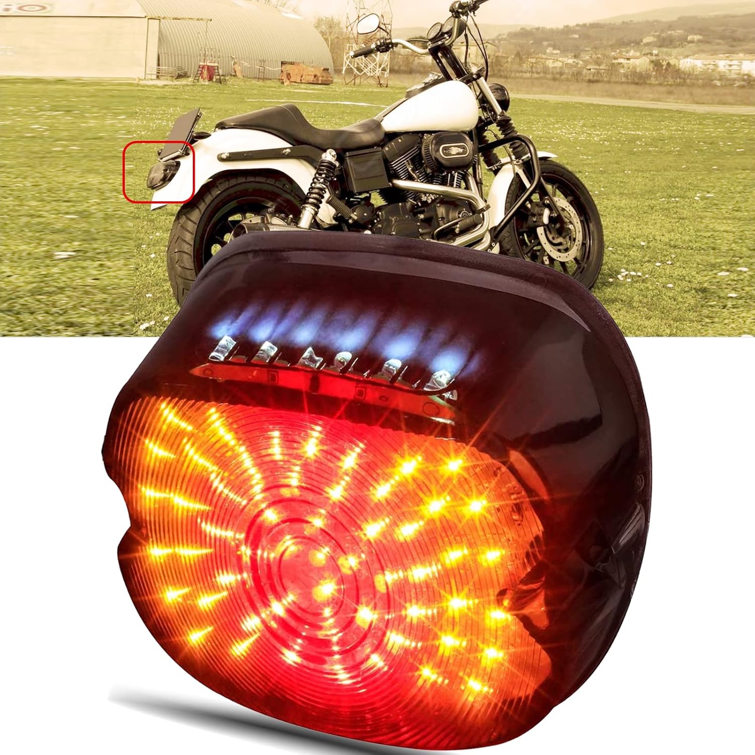 Buy Led Tail Light LED Brake Turn Signal Rear Light Low Profile Smoked