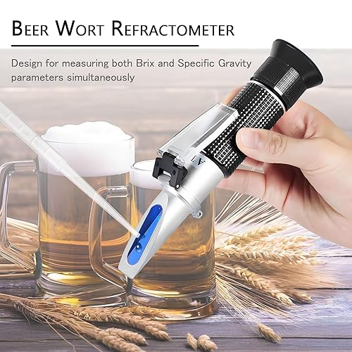 Miniatura 25 de V·RESOURCING - Refractómetro de cloruro de sodio, analizador de sal V·RESOURCING 0 ~ 28% Salinómetro para medición de salinidad alimentaria