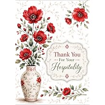 Greeting Card Thank You For Your Hospitality - Kindness Never Be Forgotten