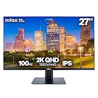 Nilox Nxmm272k112 27´´ 2k Ips Led 100hz Monitor One Size