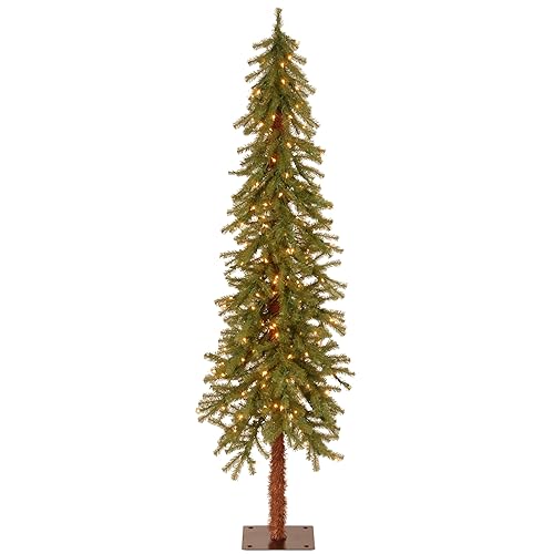 National Tree Company 6 ft Pre-Lit Hickory Cedar Artificial Christmas
