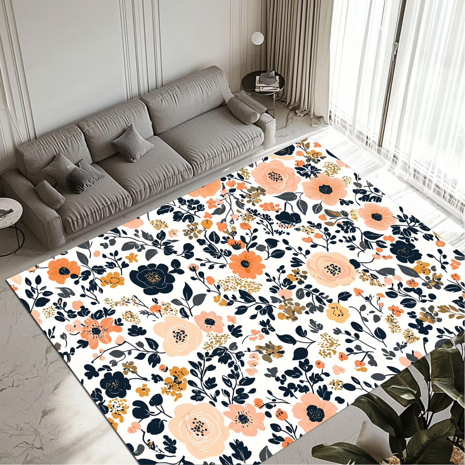 Tapis de cuisine et couloir d'entrée grand format 80x150cm lavable