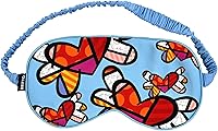 Vista 1 de Britto Romero - Máscara de ojos para dormir 100% seda, el amor está en el aire