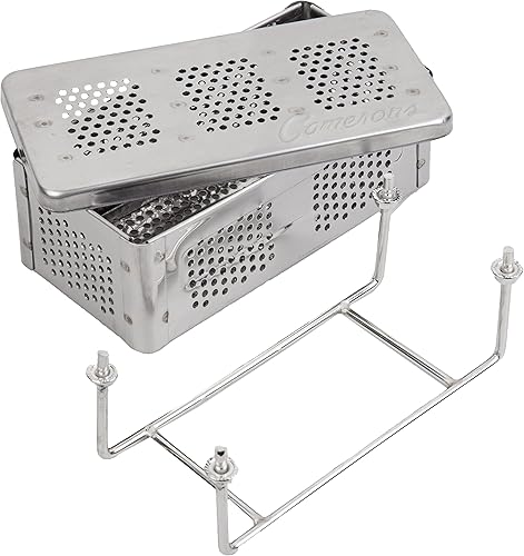 Miniatura 7 de Camerons The Flip - Caja profesional para ahumadores calientes y fríos, caja de humo patentada para parrilla de gas o carbón con Firestarters