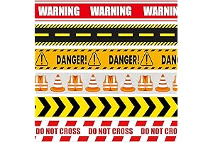Construction Party Decoration Tape