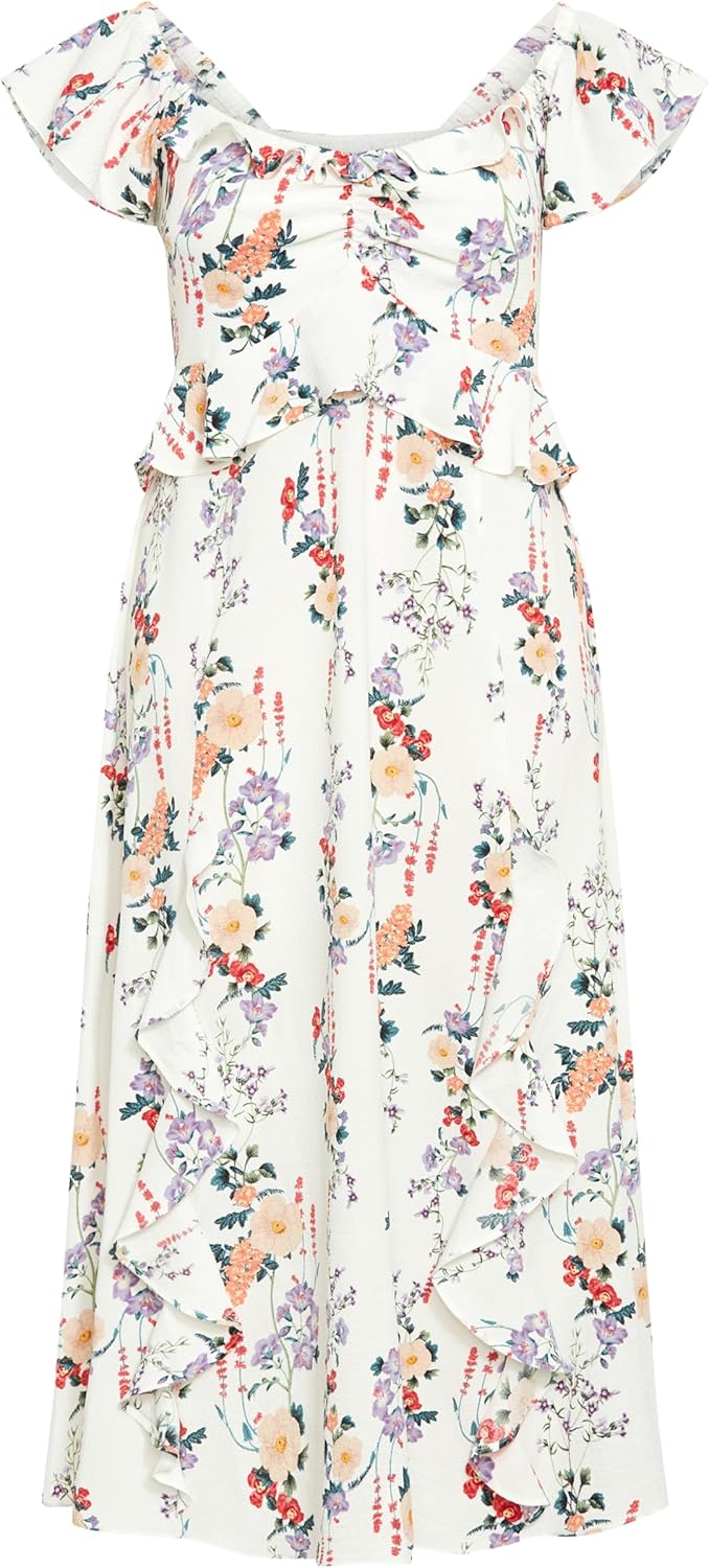 City Chic Fee Print Playsuit - Image 6