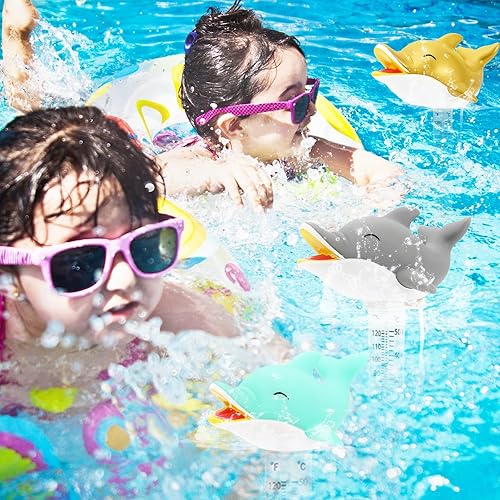 Miniatura 7 de XY-WQ Termómetro flotante para piscina, tamaño grande, fácil de leer para la temperatura del agua con cuerda, piscina, spas, jacuzzis, estanques