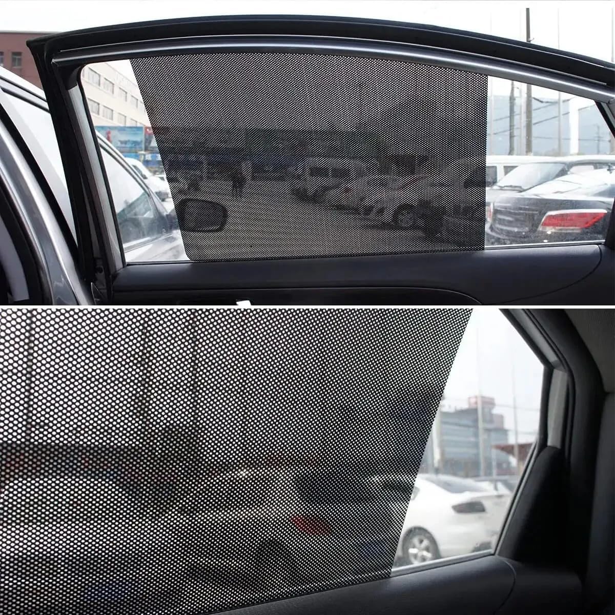 2PCS Car Sunroof Film 14.96in x 16.93in Automotive Sunroof Sun Protection Electrostatic Sticker, Car Roof Cover for Moonroof and Side Window Car Protection Accessory