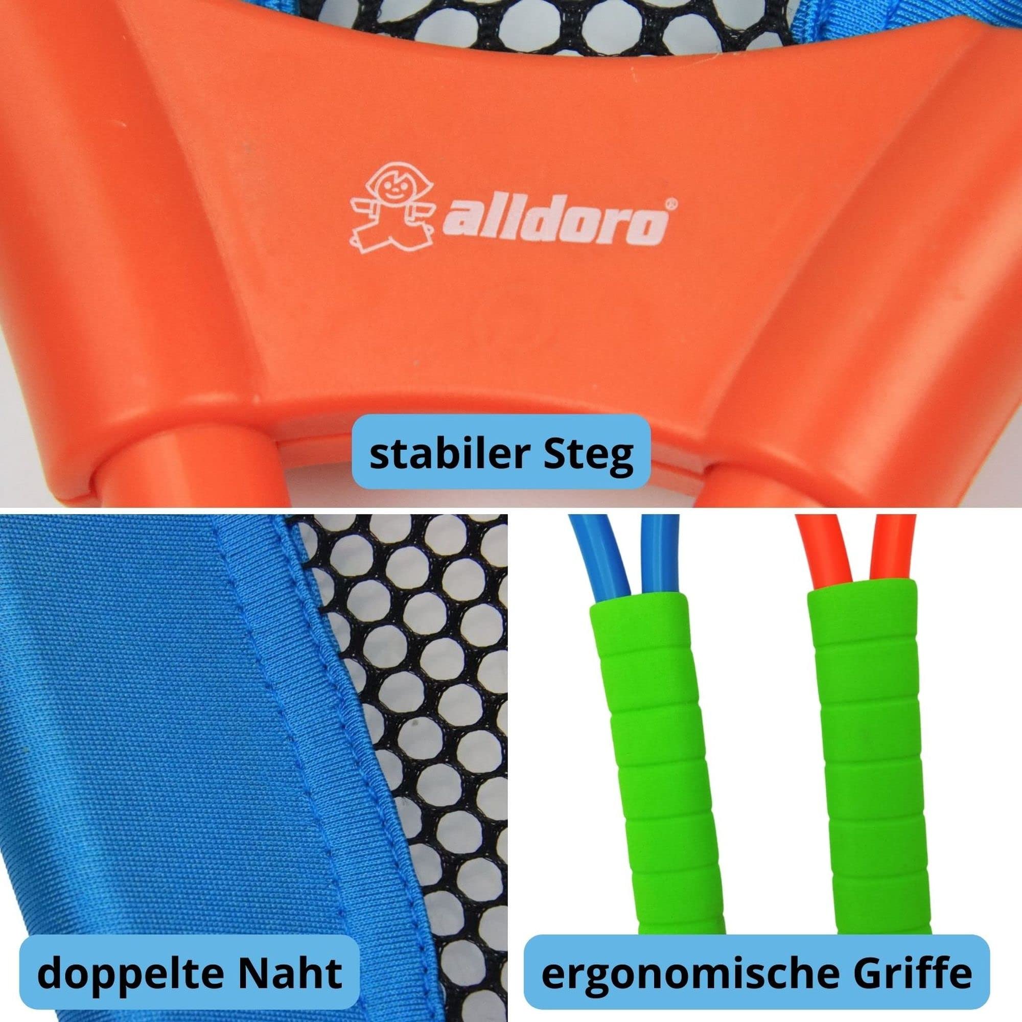 alldoro 60050 XXL Juego de Softball 4 Piezas 75 x 35 cm Colorido