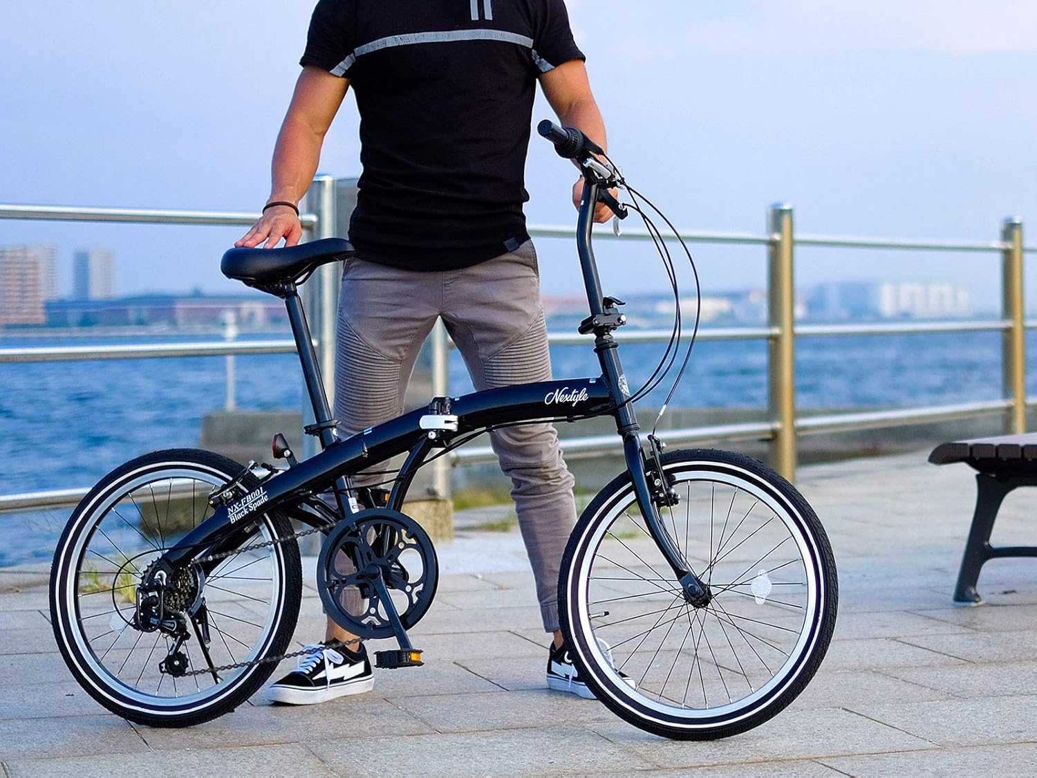 NEXTYLE(ネクスタイル) NX-FB001 折りたたみ 自転車 20インチ シマノ製