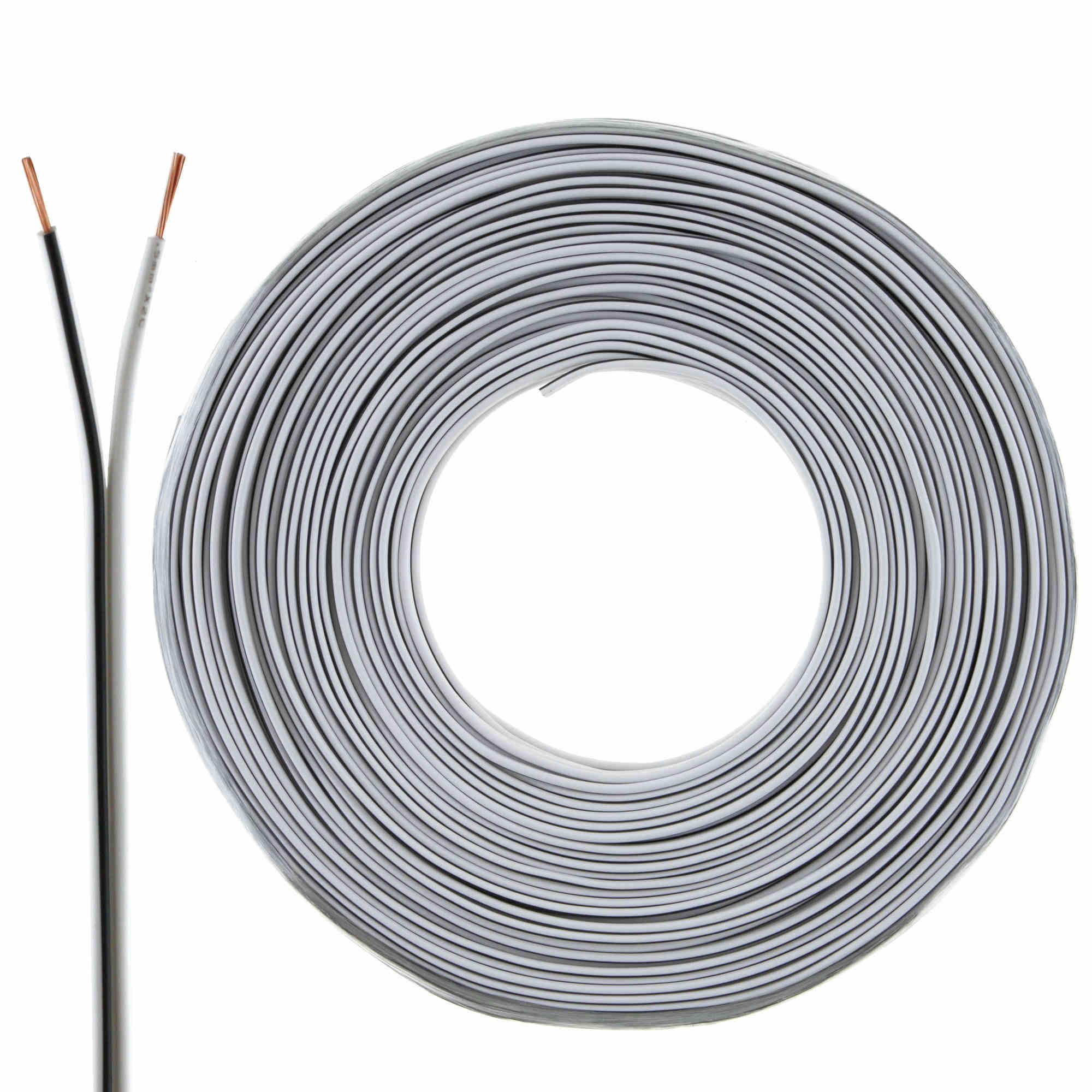 SeKi Speaker Cable 2 x 0.50 mm2 50 m White CCA