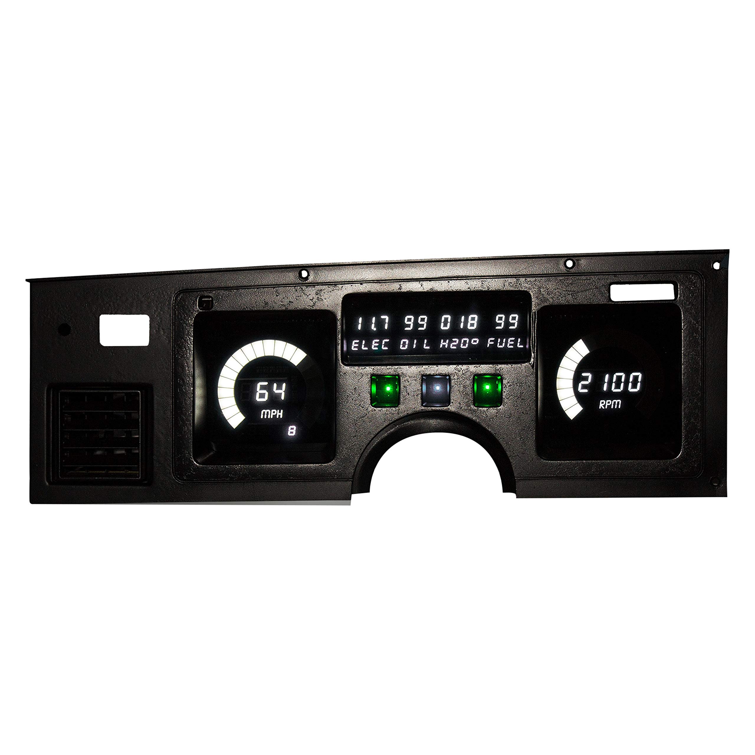 Intellitronix C4 Corvette 1984-1989 Digital Dash Gauge Instrument Cluster - Direct Fit Solution - Long-Lasting Bright Green LEDs - USA Made Quality Upgrade