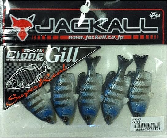Amazon Jackall ジャッカル ワーム クローンギル 65mm 約5 5g ブルーギル Jackall ジャッカル ルアー