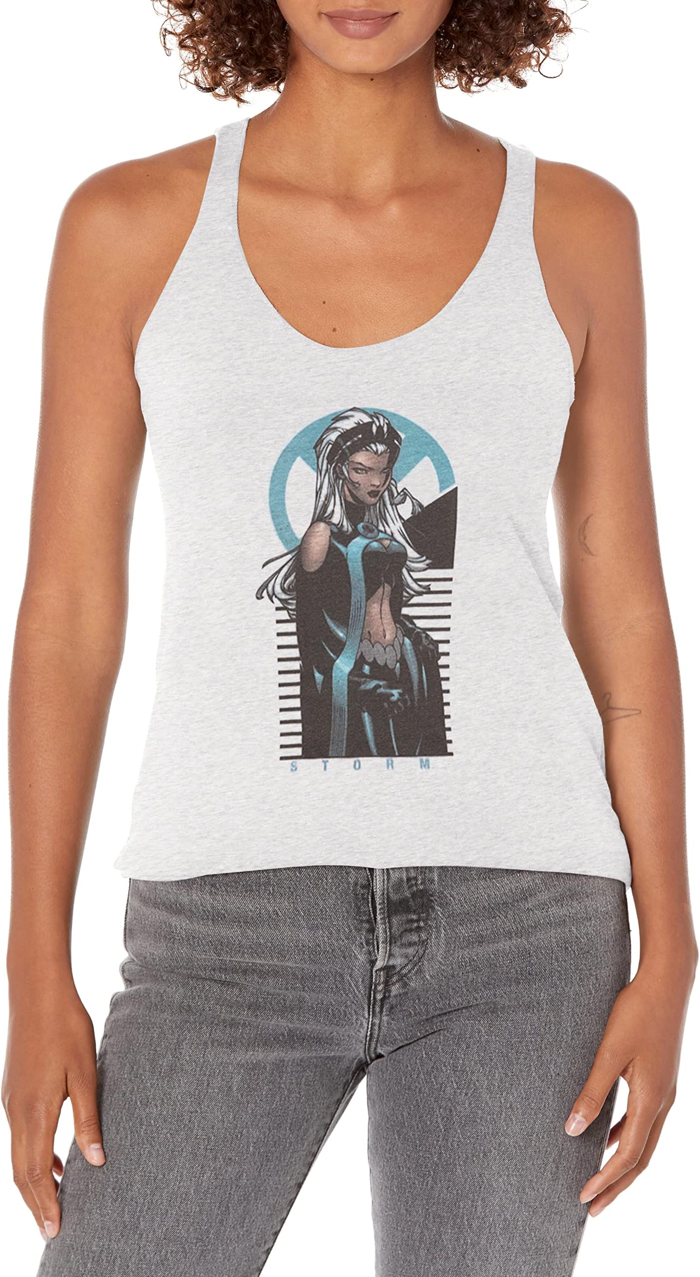Marvel Classic Storm Standing Women's Racerback Tank Top
