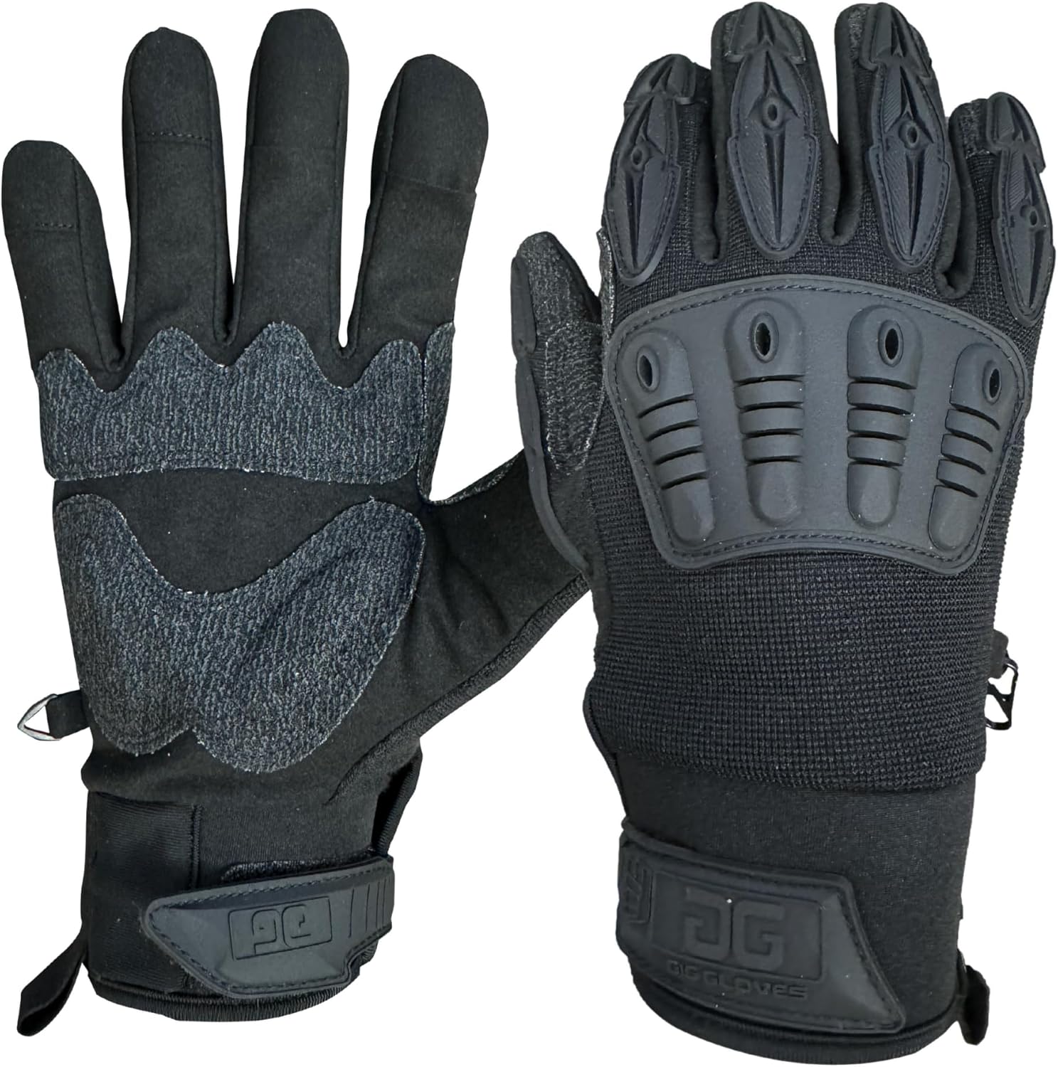 Gig Gloves ONYX - Impact Resistant Work Gloves, Fingertip Access, Touchscreen Friendly, Kevlar Grip, Black