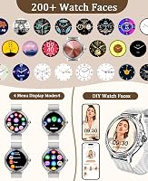 BOCLOUD Okosóra Férfi Női Smartwatch iPhone Android Telefonhoz, IP68 Vízálló Pulzusmérő Véroxigén Alvásmonitor Fitness Tracker Sportmódok 3