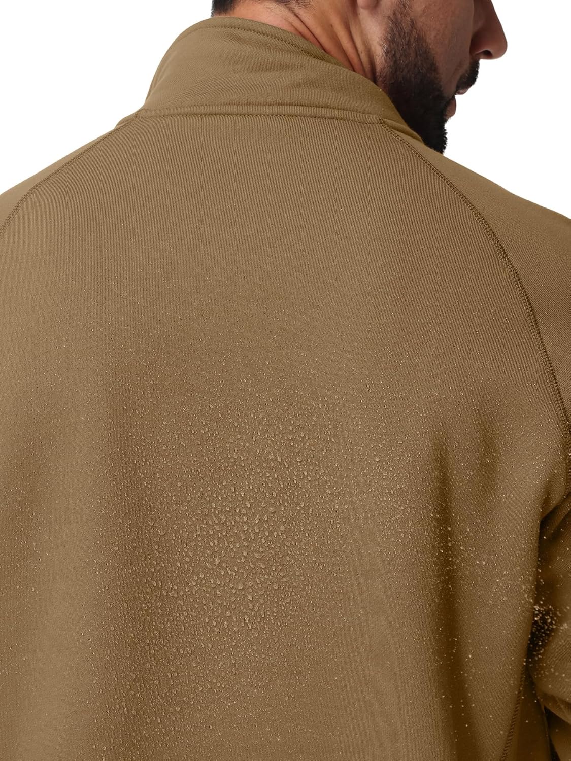 FR Hoodies for Men 12oz Heavyweight FR Sweatshirt Men's Flame Resistant Hoodies Quarter-Zip CAT2