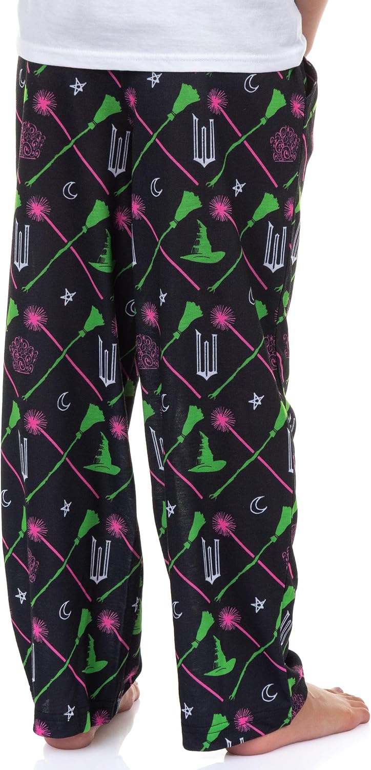 Wicked Girls' Pajamas Elphaba and Glinda Charms Pajama Pants Lounge Bottoms For Kids