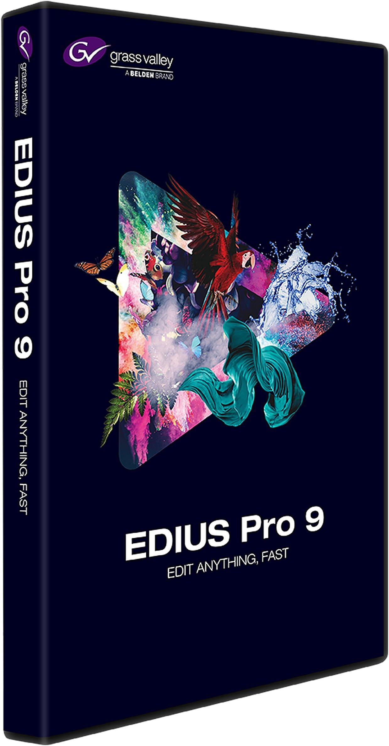 Grass Valley EDIUS Pro 9 Video Editing Software, Academic, Box