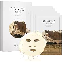 SKIN1004 Madagascar Centella Watergel Sheet Ampoule Mask, 5ea, Korean Face Mask with Centella Asiatica, Hydrating Face Mask Sheet infused with Centella Ampoule for Deep Hydration, Korean Skin Care