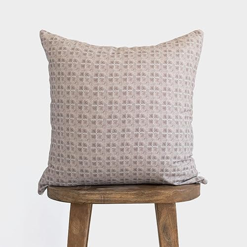 Miniatura 3 de Woven Nook - Modernas y lujosas fundas de almohada decorativas bohemias de 18 x 18 pulgadas - Calidad duradera y lavable a máquina - Lona 100%