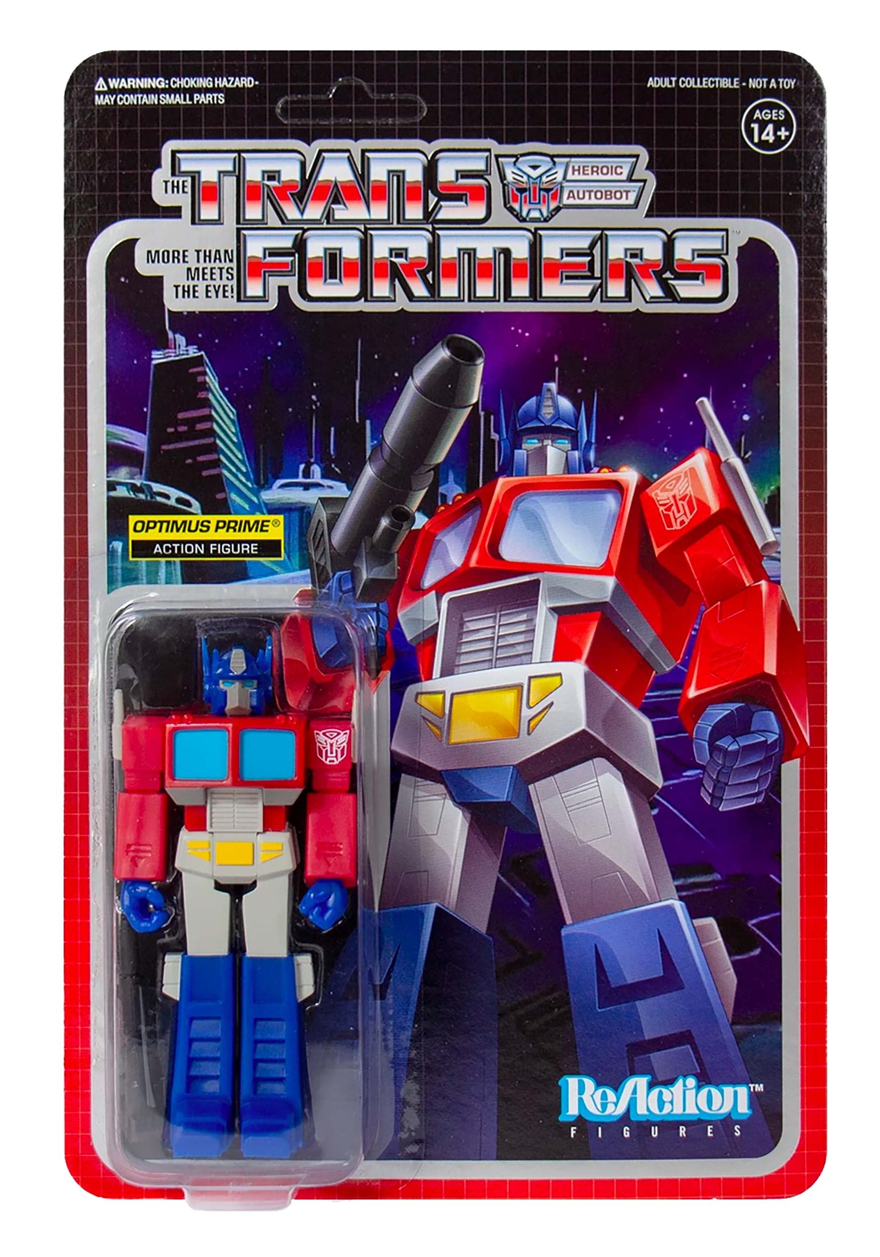 Super 7 Transformers: Optimus Prime Reaction Figure, Figures