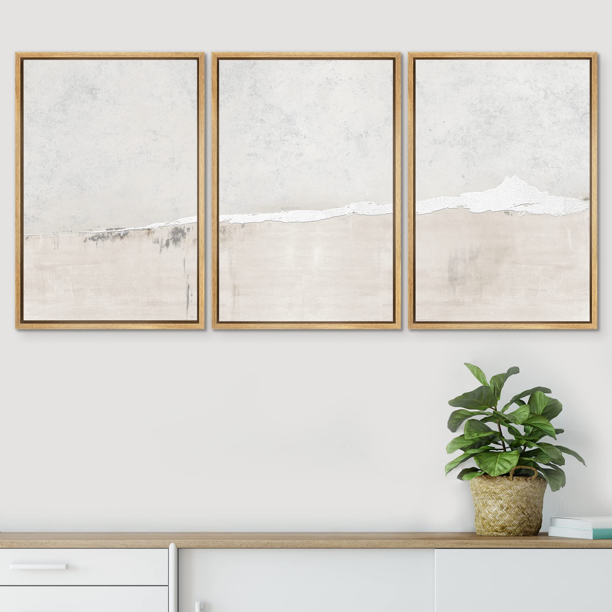 Amazon.com: SIGNWIN Framed Canvas Print Wall Art Set Industrial
