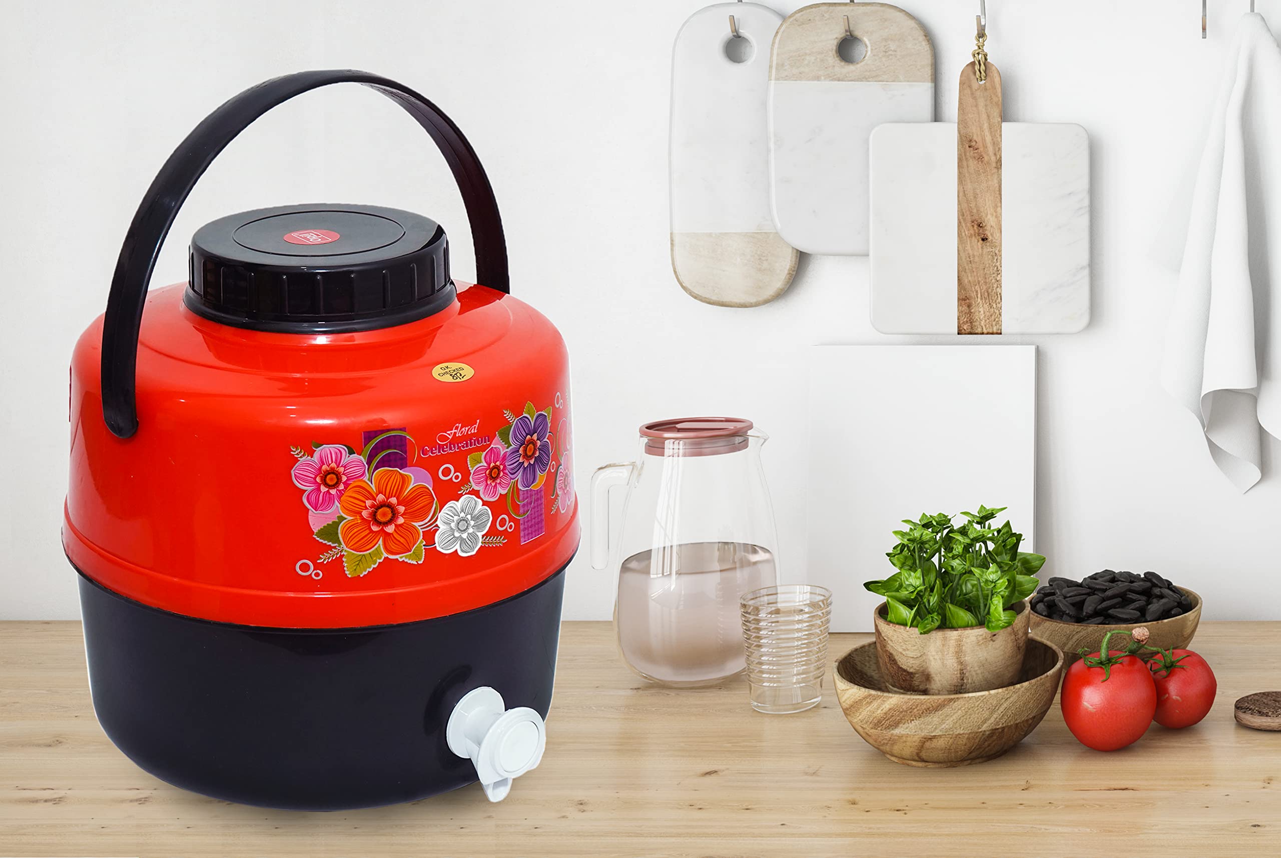 ポーラ・マッカードル Summer's dey 350/325 Opil Musafir Insulated Spill Proof Hot & Cold 4 LTR Water Storage