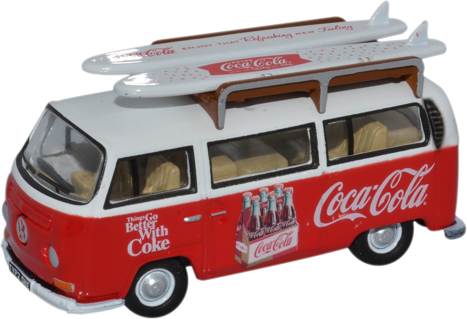 VW T2, Coca-Cola, 0, model samochodu, gotowy model, Oxford 1:76