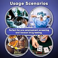 Vista 5 de Prime Screen -12 Panel Multi Drug Orine Test Compact Cup (AMP, BAR, BUP, BZO, COC, mAMP/MET, MDMA, MOP/OPI, MTD, OXY, PCP, THC) C-Cup-[2 paquetes]