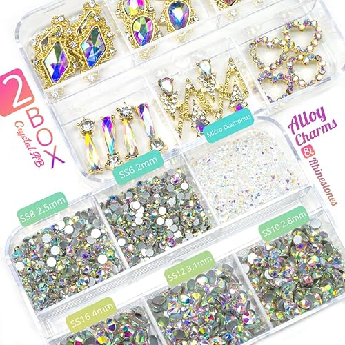 Vista 60 de 36 dijes de uñas de corazón rojo, de aleación de lujo dorada, dijes de San Valentín para uñas, diamantes de imitación rojos en 3D, diamantes