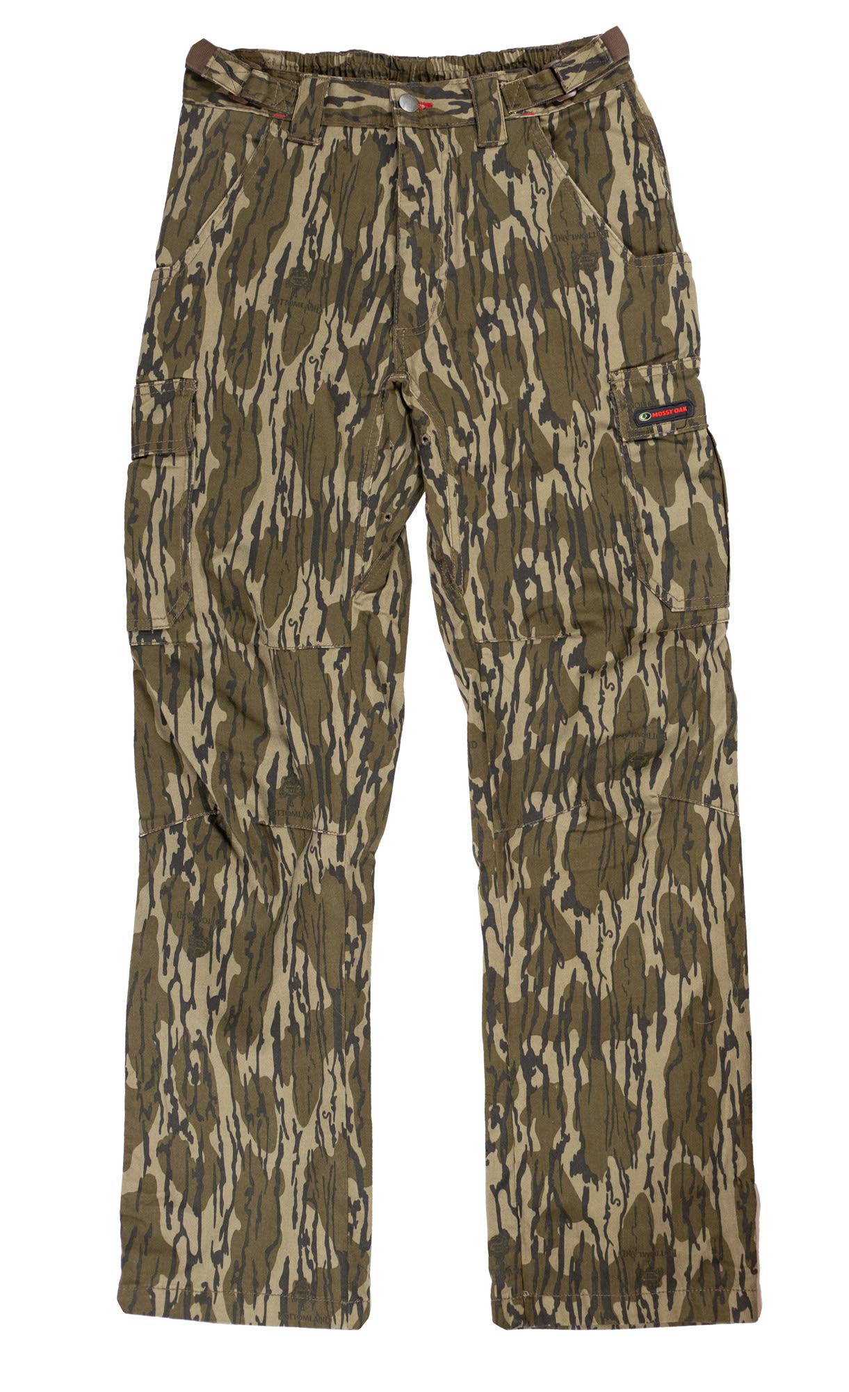 Mossy Oak Men's Hunting Pants Camo Cotton Mill Flex, Original Bottomland, 3X-Large