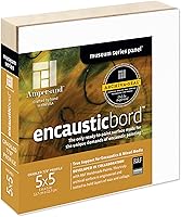 Vista 27 de Ampersand Art Supply Panel de pintura de madera: Serie Museo Encausticbord, cuna de 1,5 pulgadas, 8 "x 8